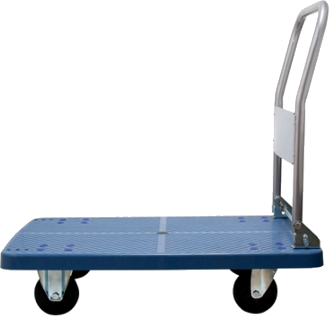 Sản phẩm thương mại Tiện ích gấp mui trần Xe tải Dolly/Cart/Platform có bánh xe, Tải trọng 400 lbs, để Di chuyển/Nhà kho/Văn phòng