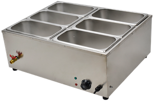 Máy hâm nóng thức ăn thương mại, Mặt bàn buffet Bain Marie bằng thép không gỉ có nắp và điều chỉnh nhiệt độ cho các bữa tiệc, phục vụ ăn uống, nhà hàng 110V